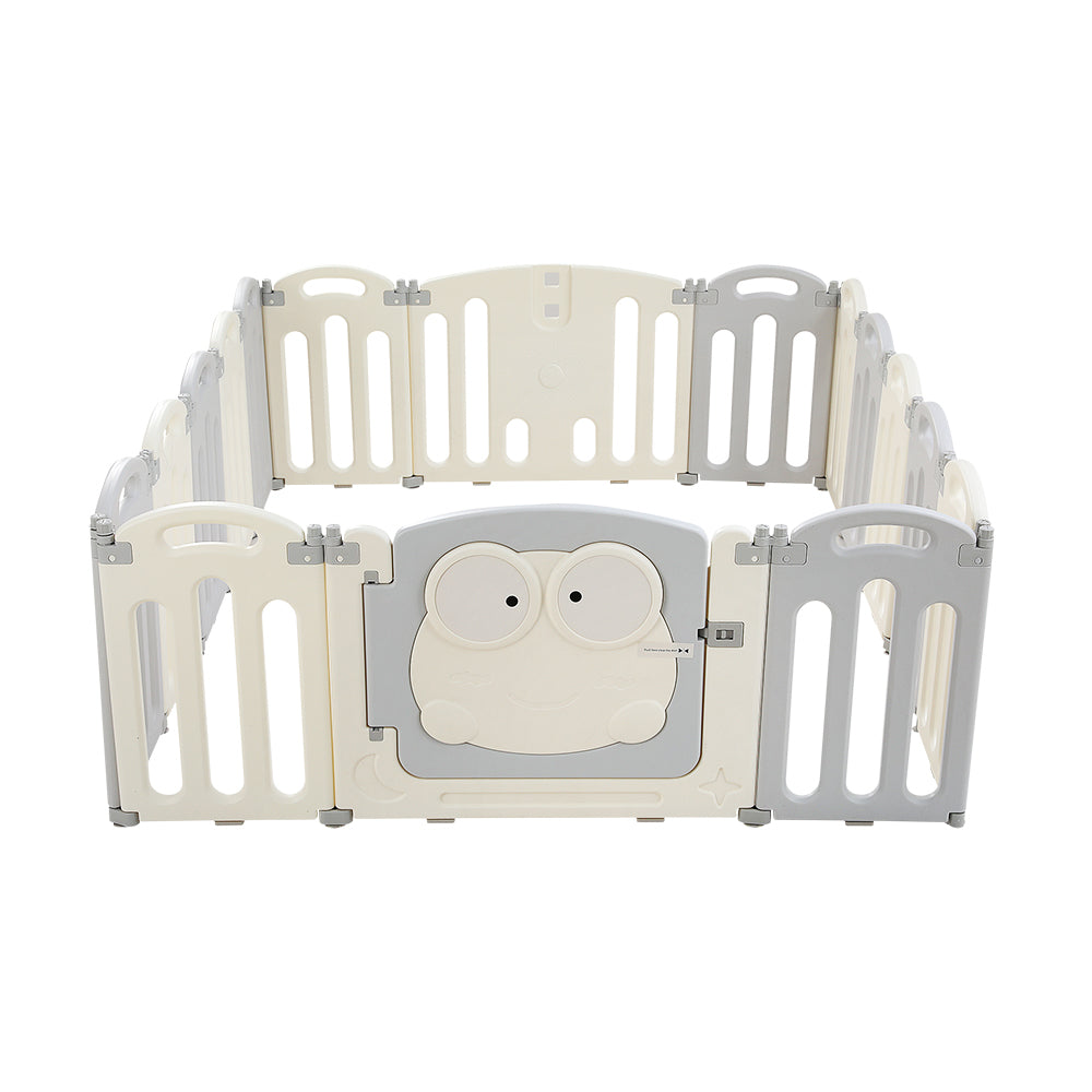 Baby Playpen 16 Panels Foldable