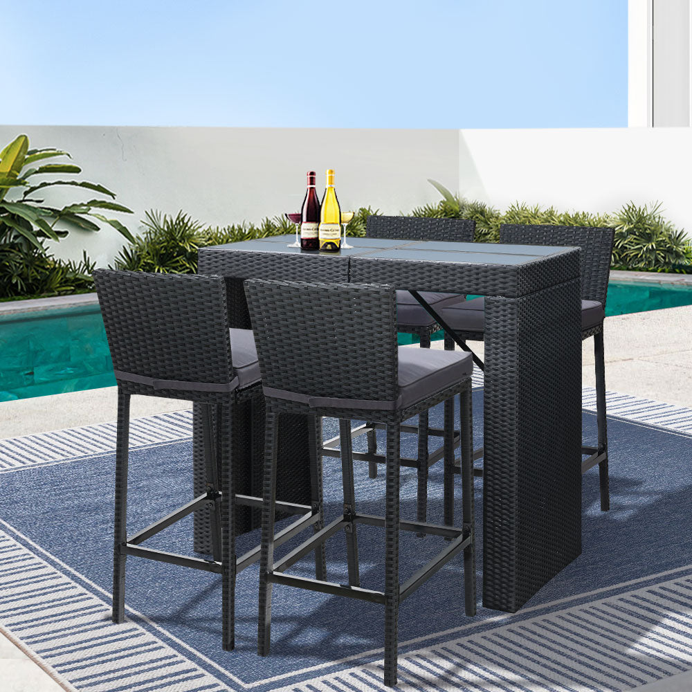 Outdoor Bar Set 5-Piece