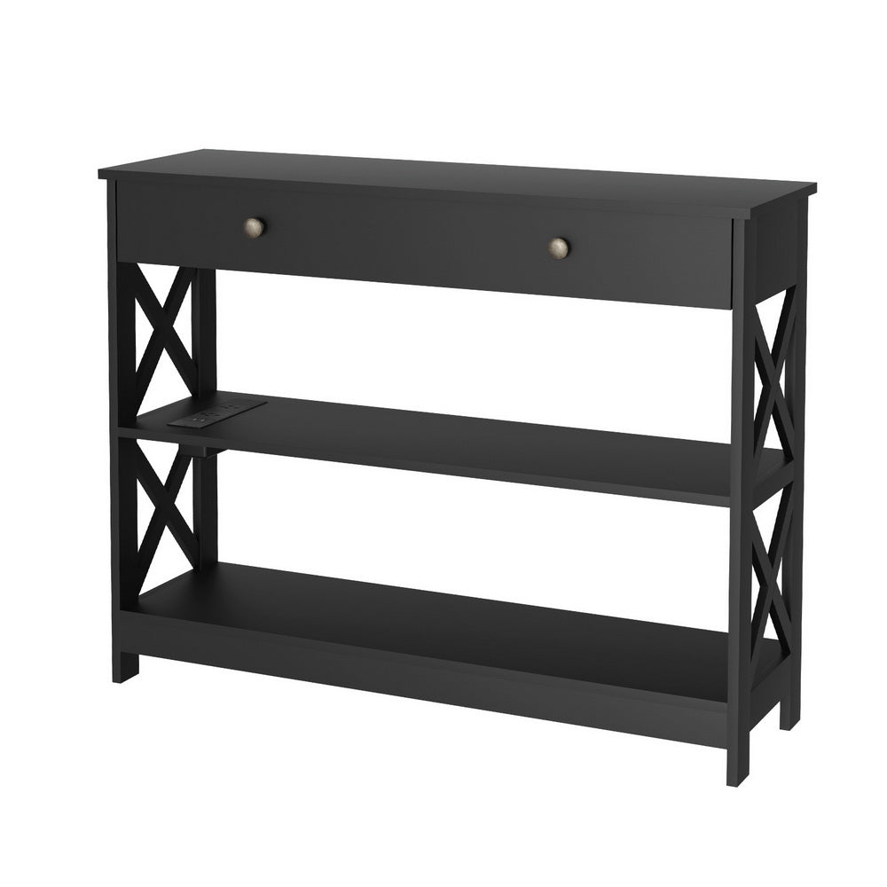 Hall Console Table 3-tier USB Outlets