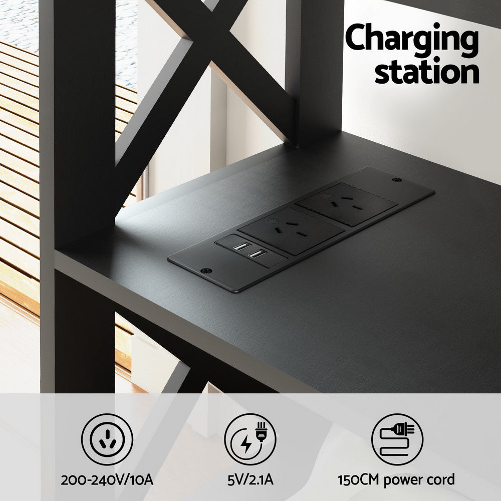 Hall Console Table 3-tier USB Outlets