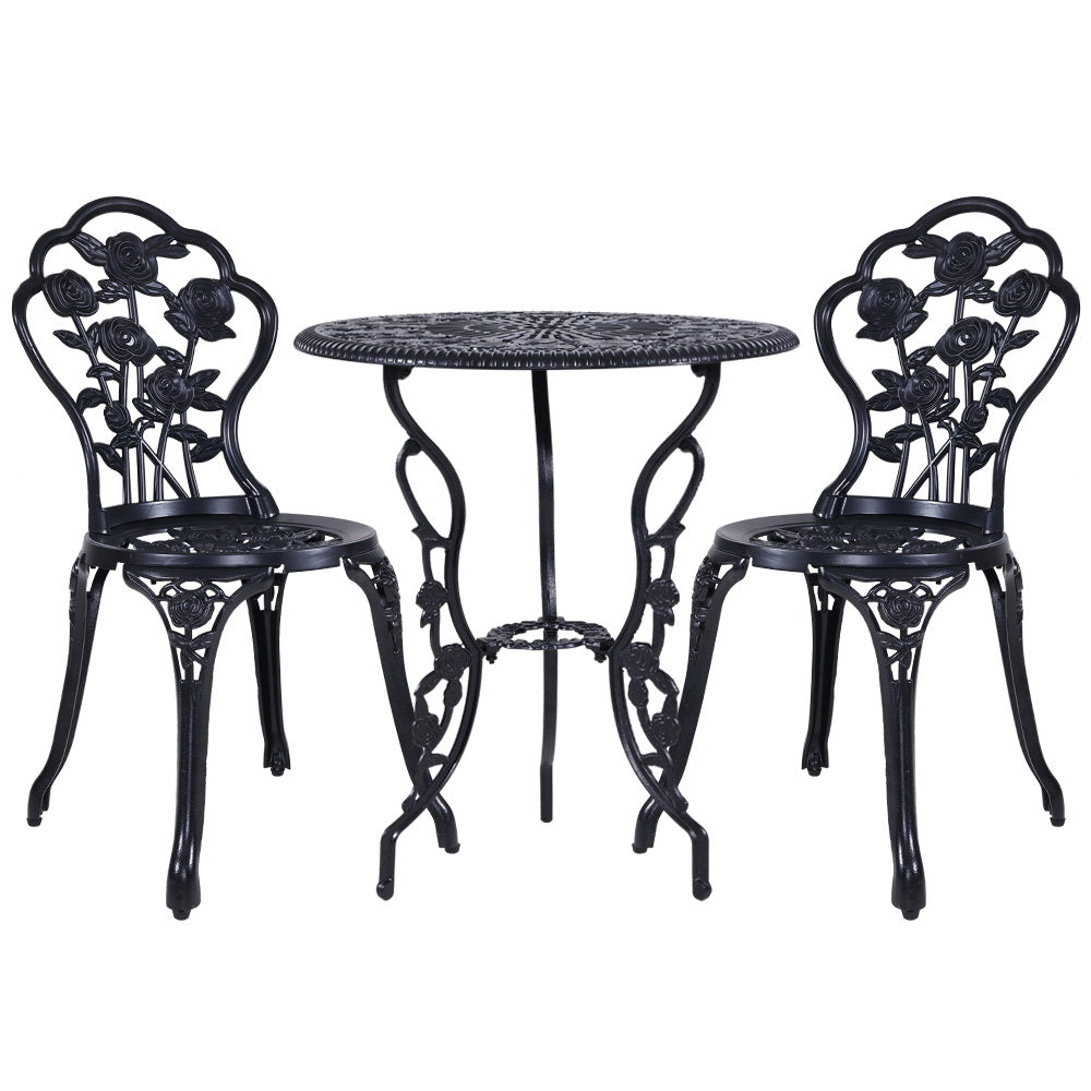 3PC Outdoor Setting - 3PC Black