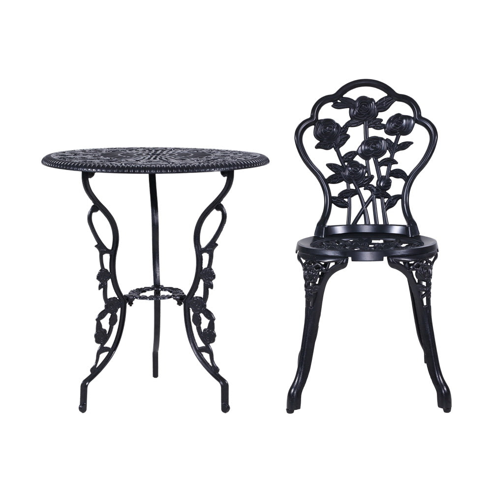 3PC Outdoor Setting - 3PC Black