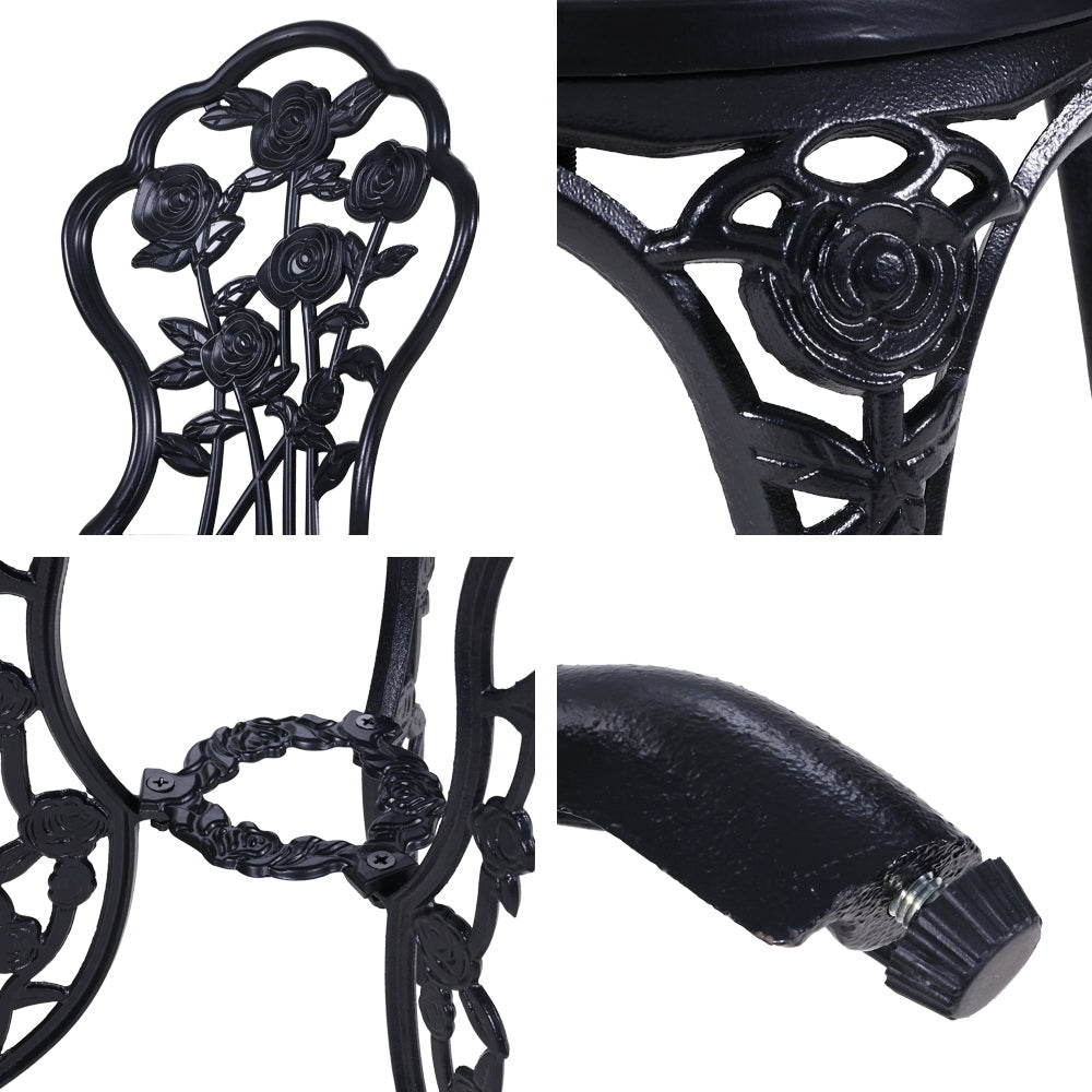 3PC Outdoor Setting - 3PC Black