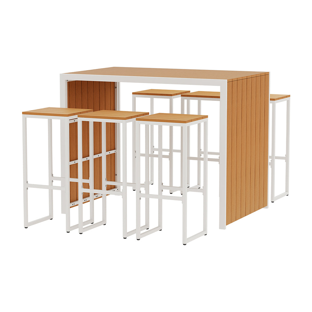Bar Set 7-Piece - 6 Seater