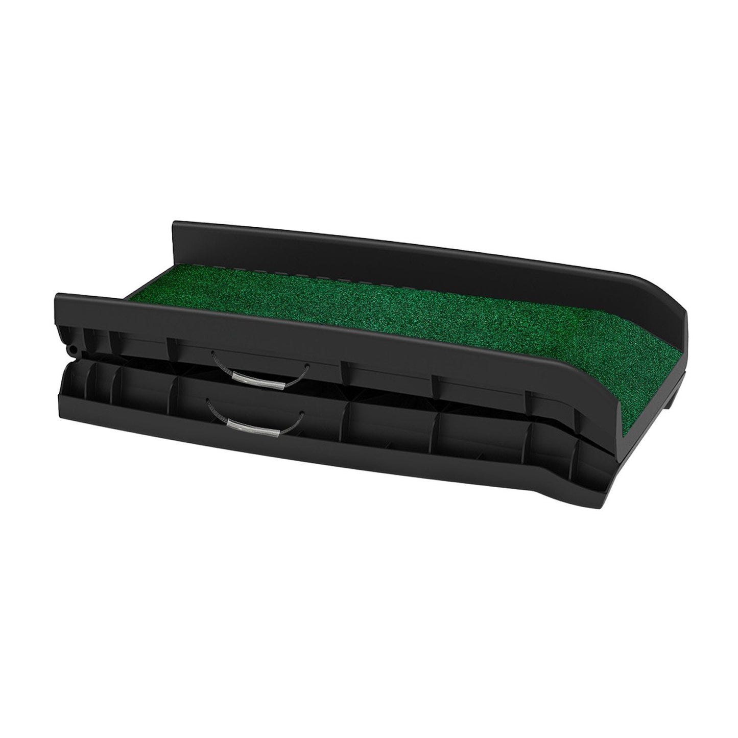 Dog Ramp Foldable Plastic with Synthetic Grass