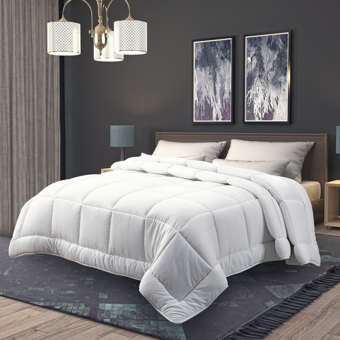 Doona 500GSM Goose Down Feather Comforter - Queen