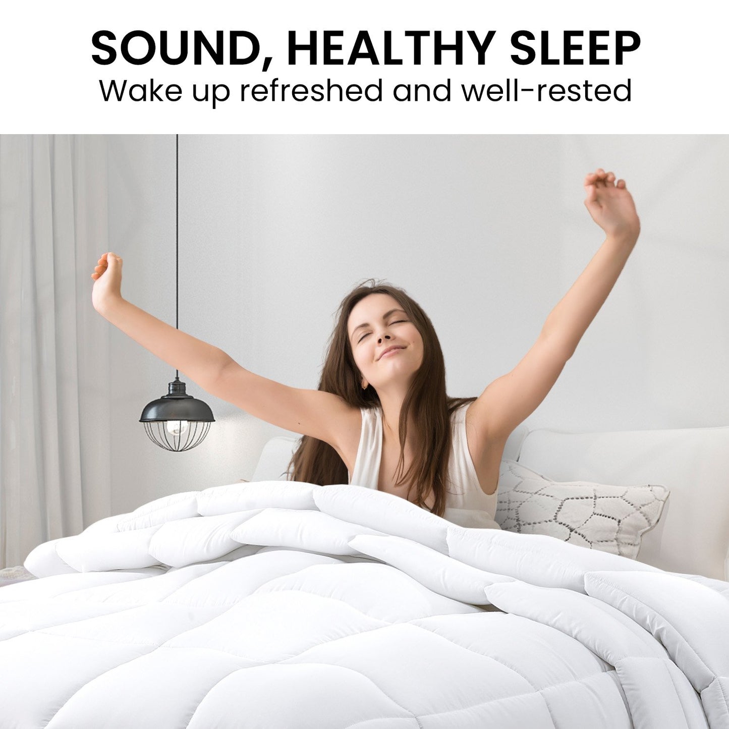 Doona 500GSM Goose Down Feather Comforter - Queen