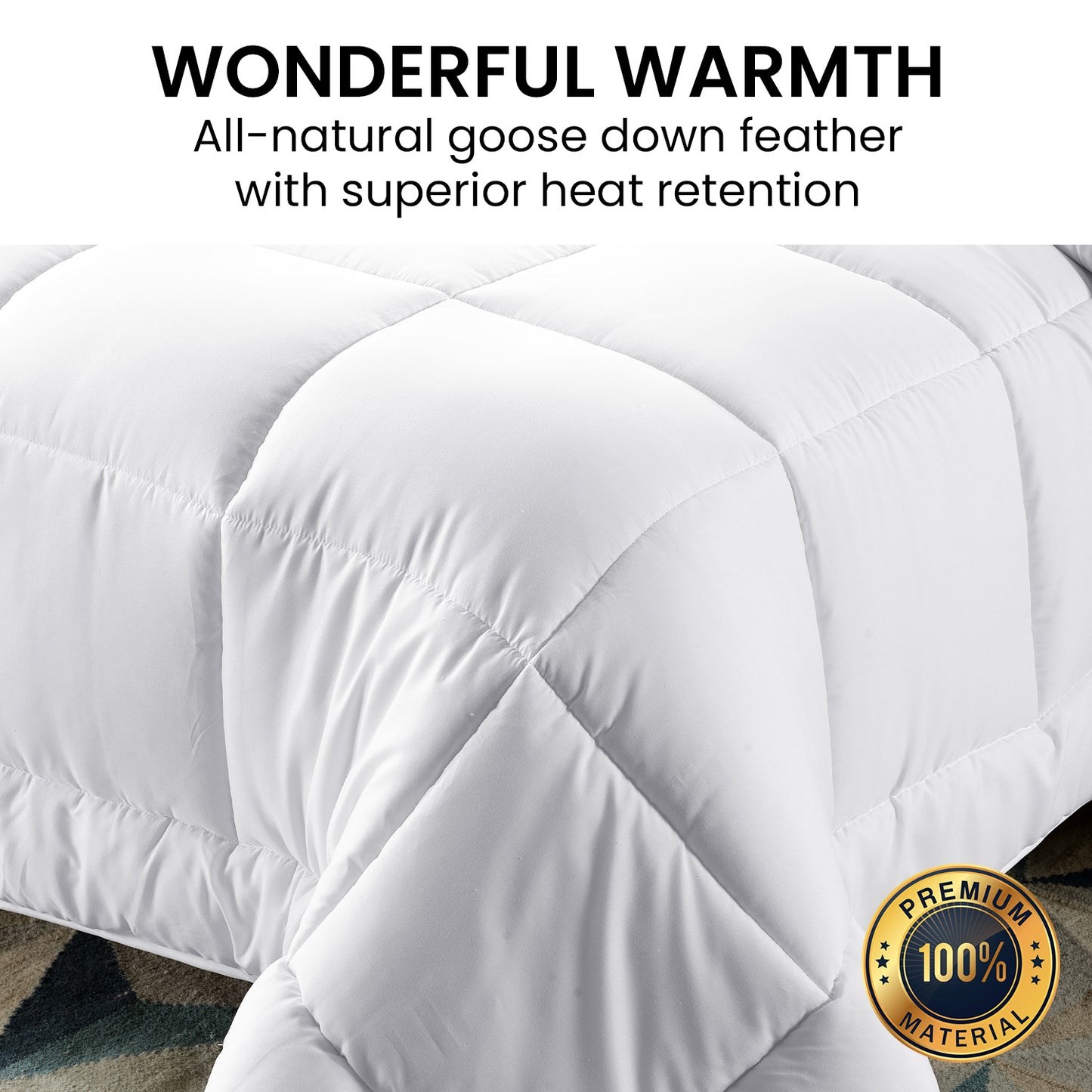 Doona 500GSM Goose Down Feather Comforter - Queen