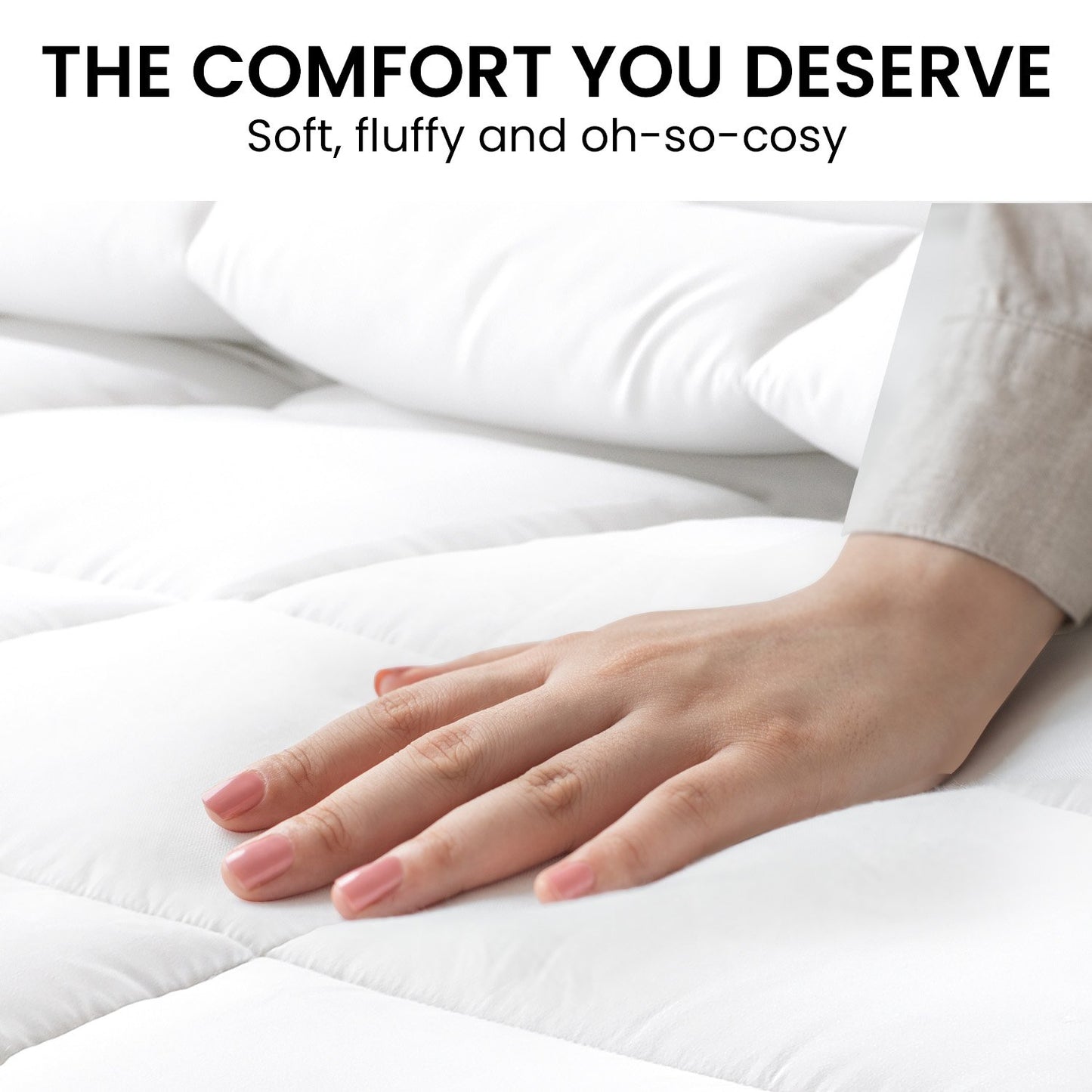 Doona 500GSM Goose Down Feather Comforter - Queen