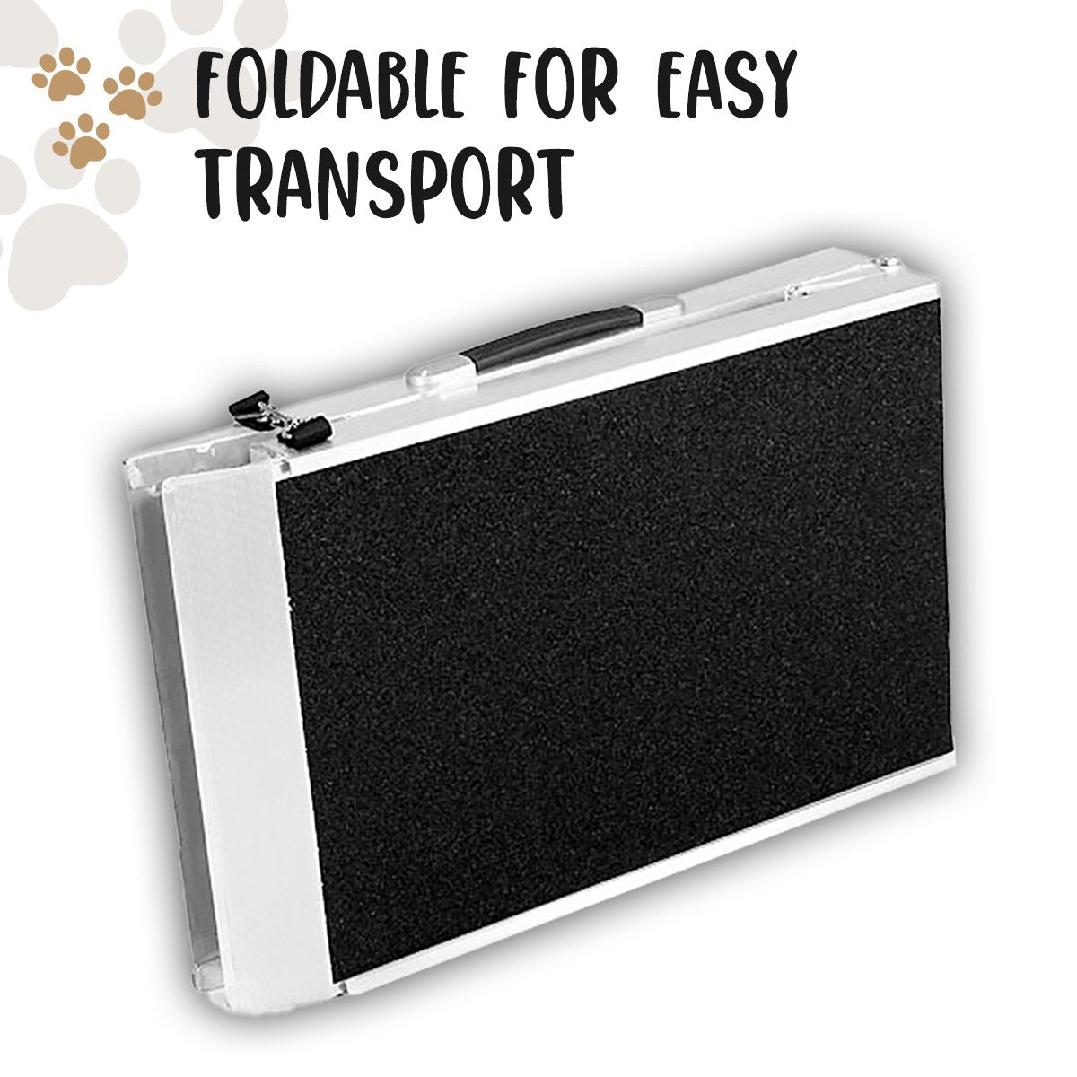 Dog Ramp Foldable Aluminium - 183 x 38cm