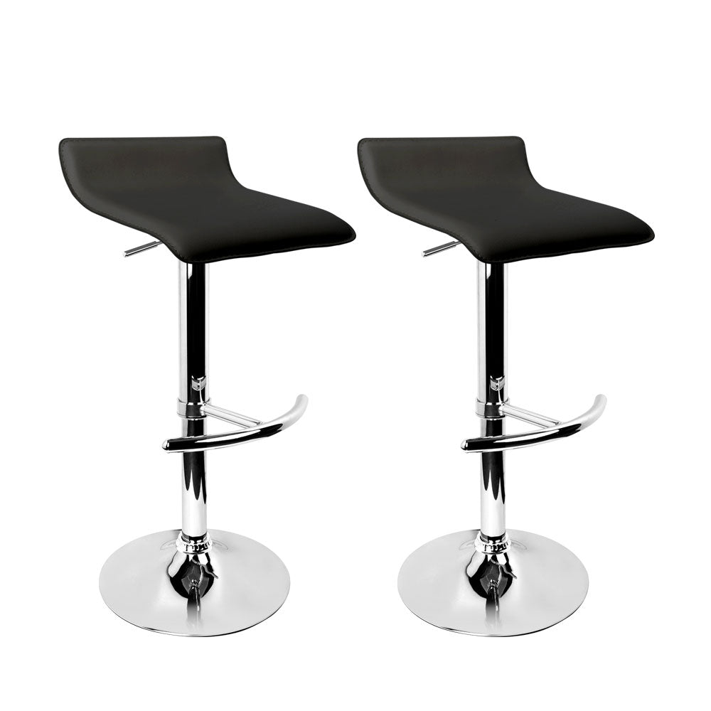 Bar Stools x 2 - Black