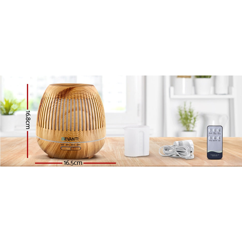 Aroma Diffuser for Essential Oils LED Light 400ml