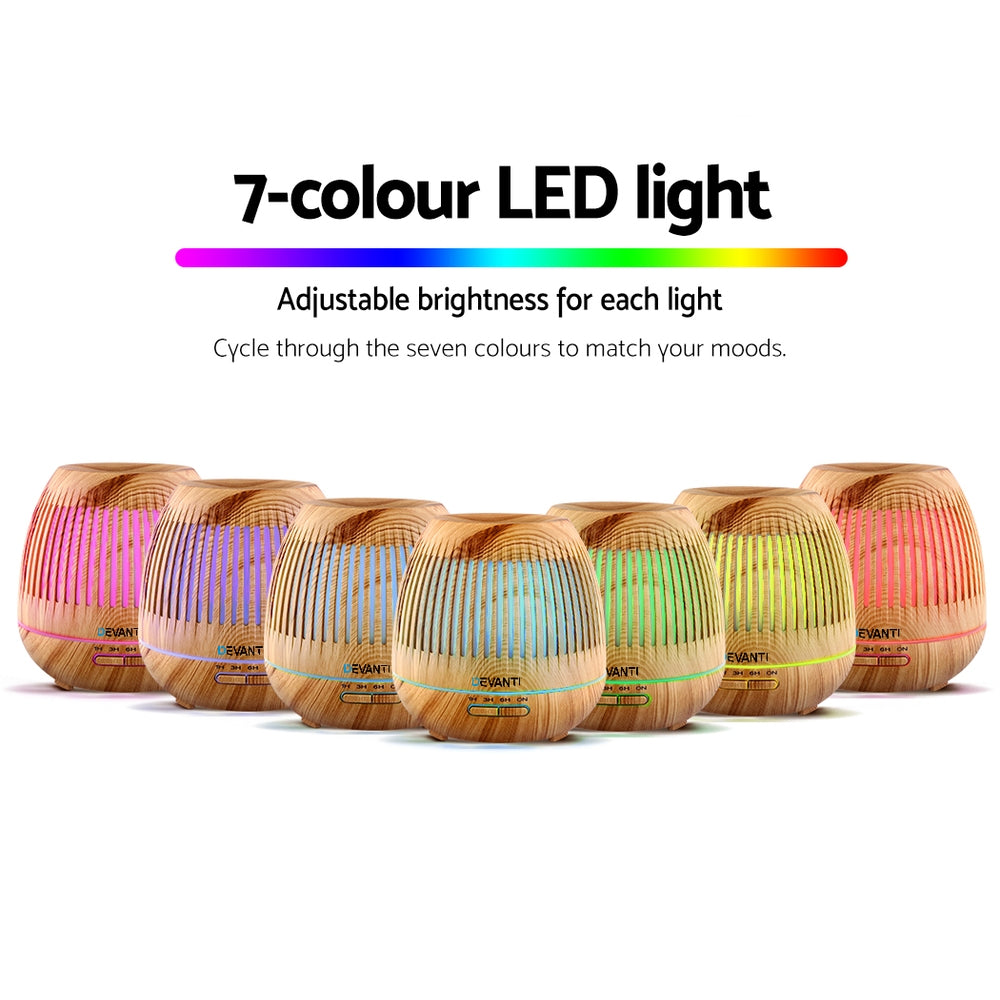 Aroma Diffuser for Essential Oils LED Light 400ml