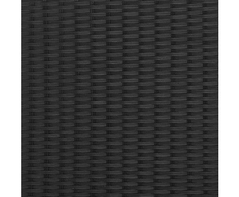 Wicker Outdoor Storage Box - Black