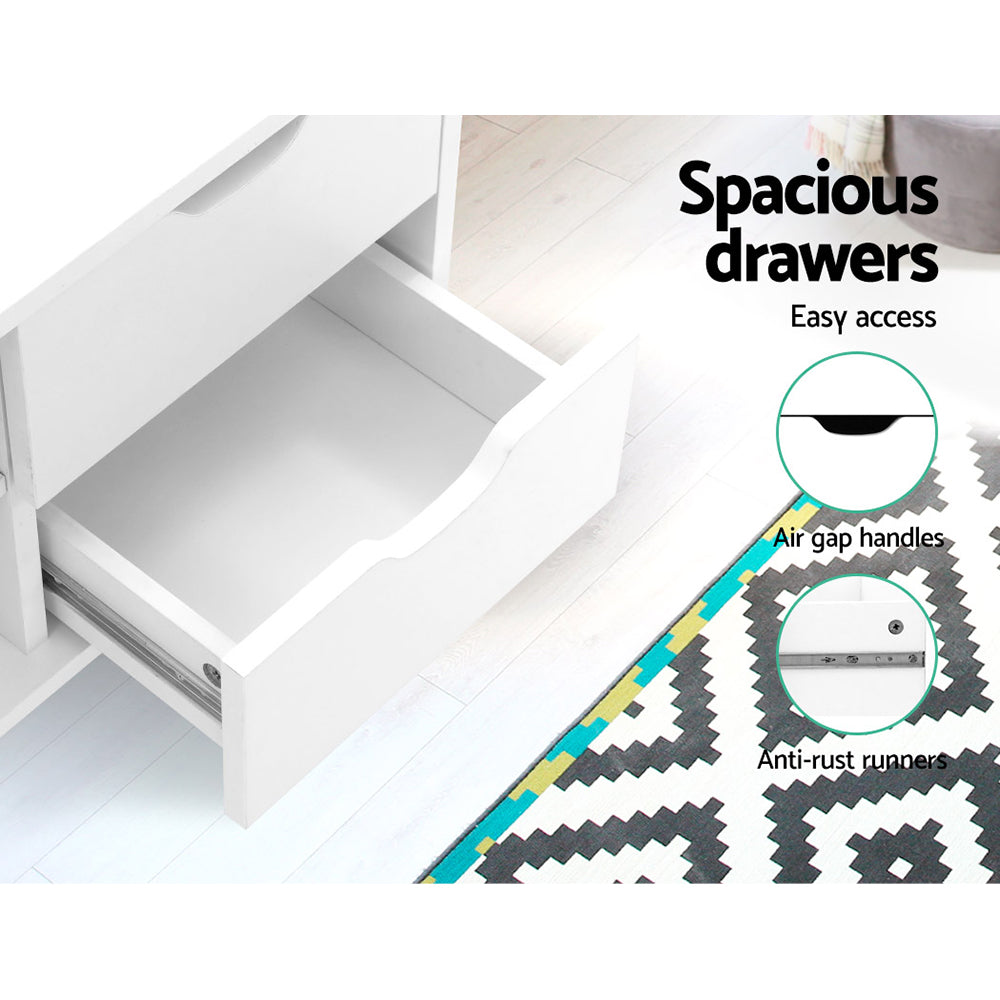 TV Unit 120cm - White