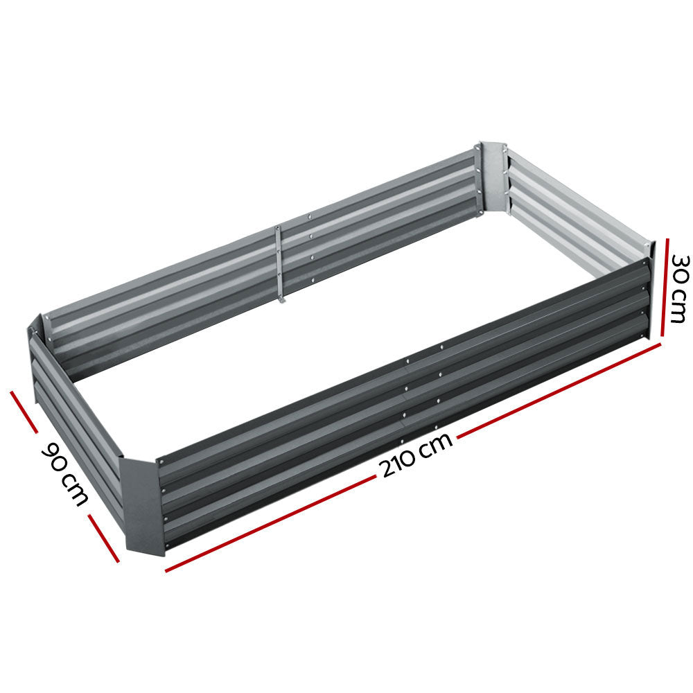 Garden Bed x 2 - 210x90cm
