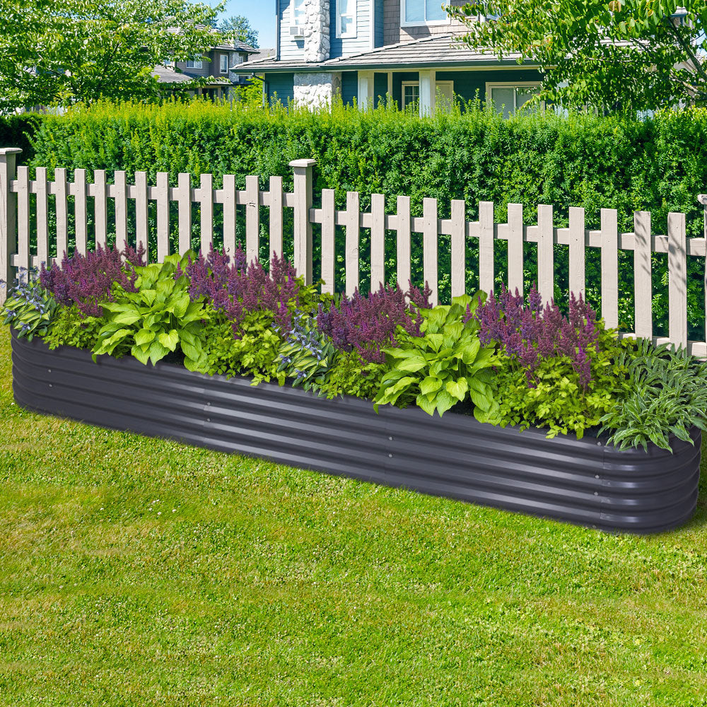 Garden Bed 320X80X42CM Galvanised