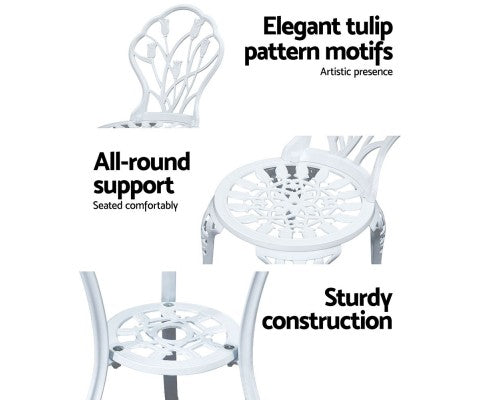 Outdoor Setting - Cast aluminium