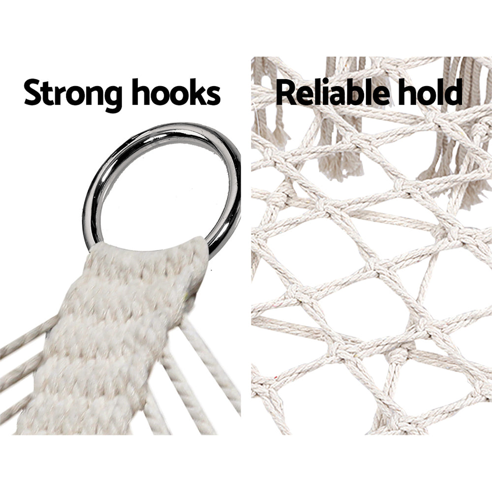 Hammock Chair 2 Person - Cream