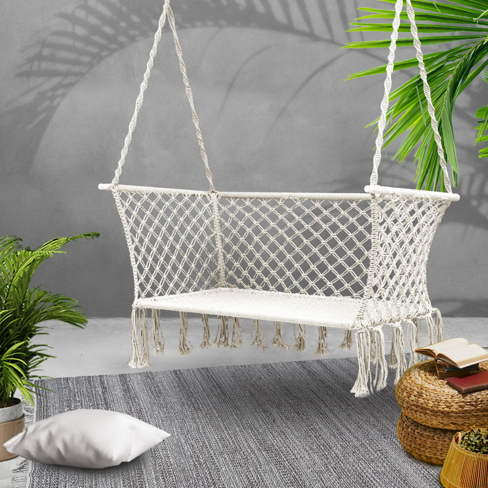 Hammock Chair 2 Person - Cream