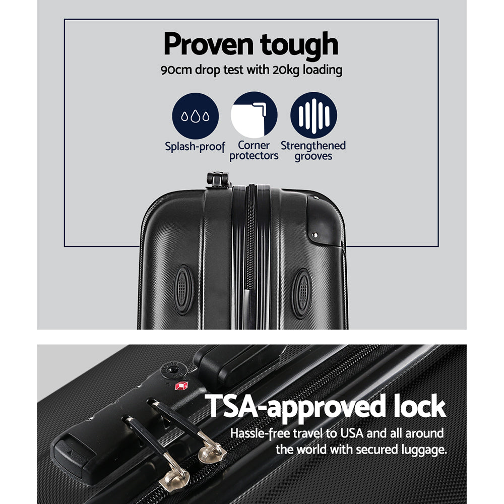 Luggage Set 3 Pc - Black