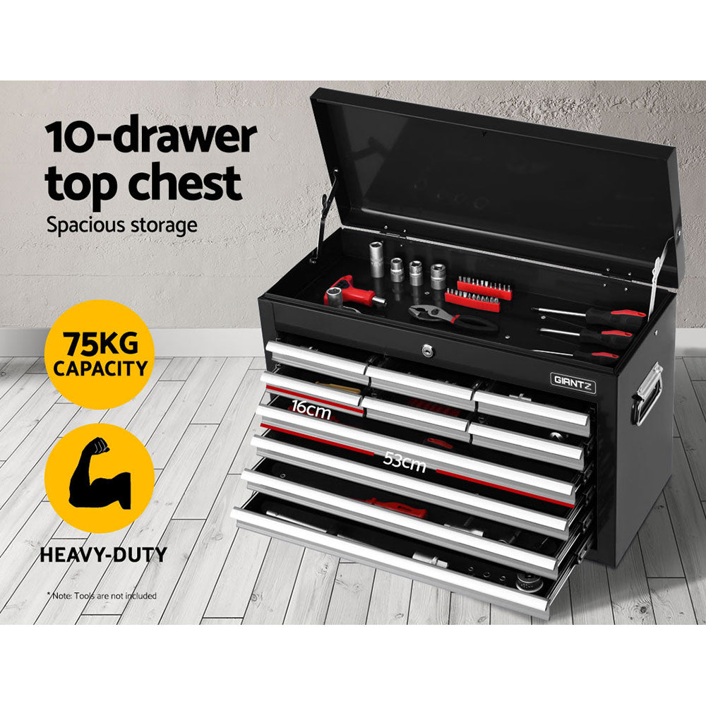 Tool Chest 17 Drawers- Black and Grey