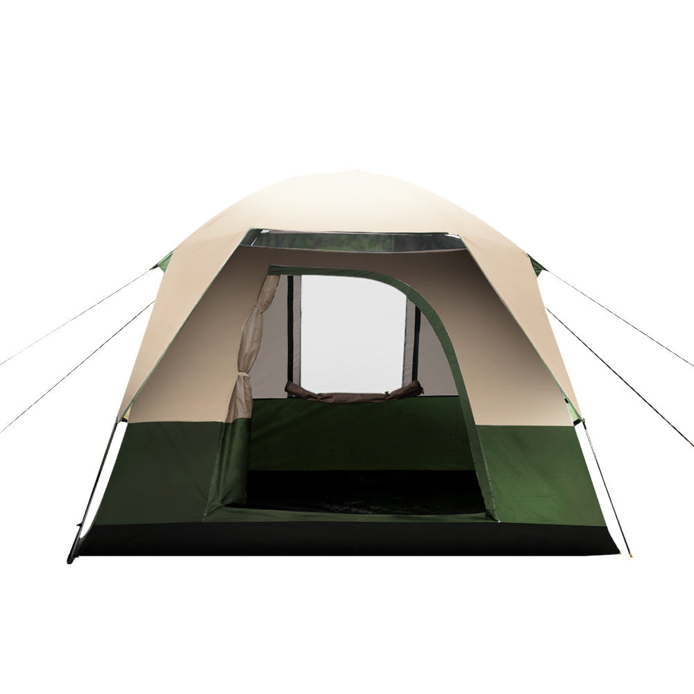 Camping Tent 4 Person Ripstop - Green