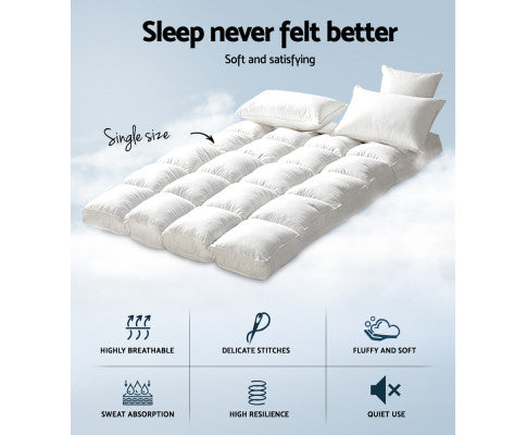 Mattress Topper Bamboo - Single
