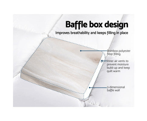 Mattress Topper Bamboo - Single