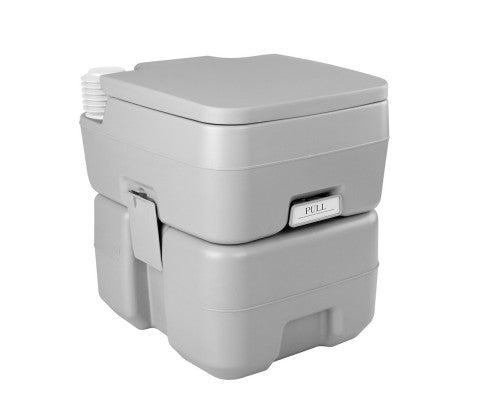 Portable Camping Toilet 20L - Grey