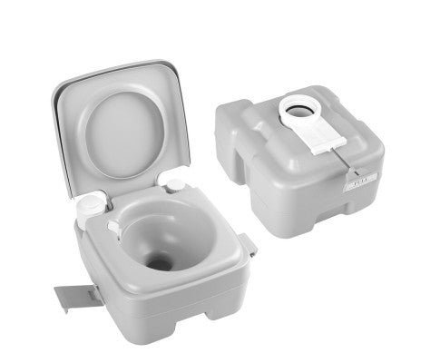 Portable Camping Toilet 20L - Grey