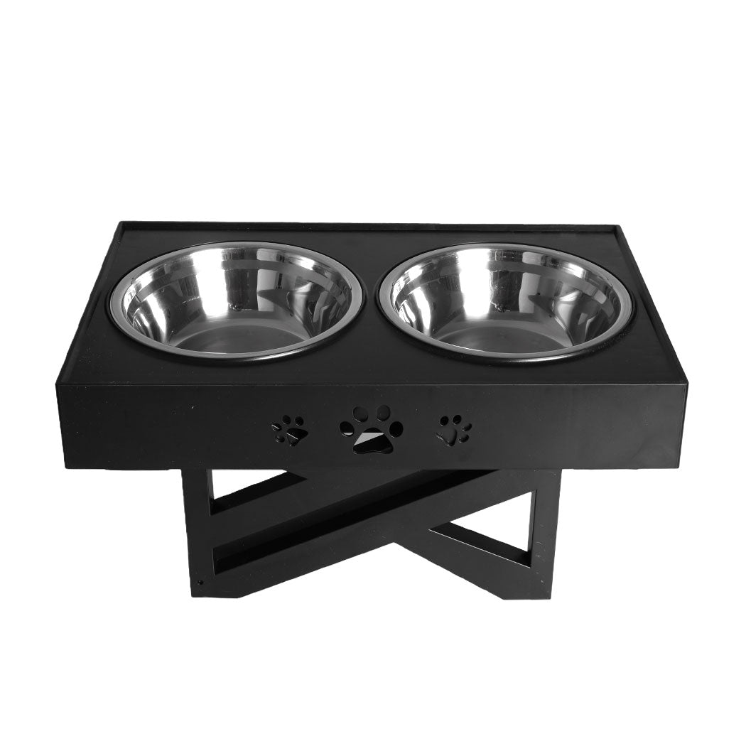 Pet Bowl Double - Adjustable Height Stand