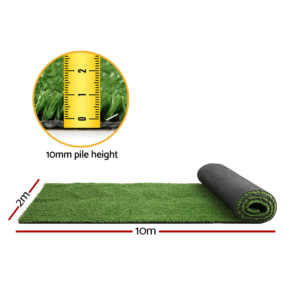 Artificial Grass 2mx10m 10mm - Olive