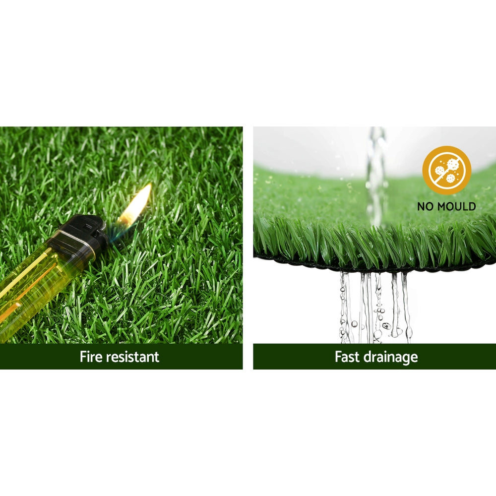 Artificial Grass 2mx10m 10mm - Olive