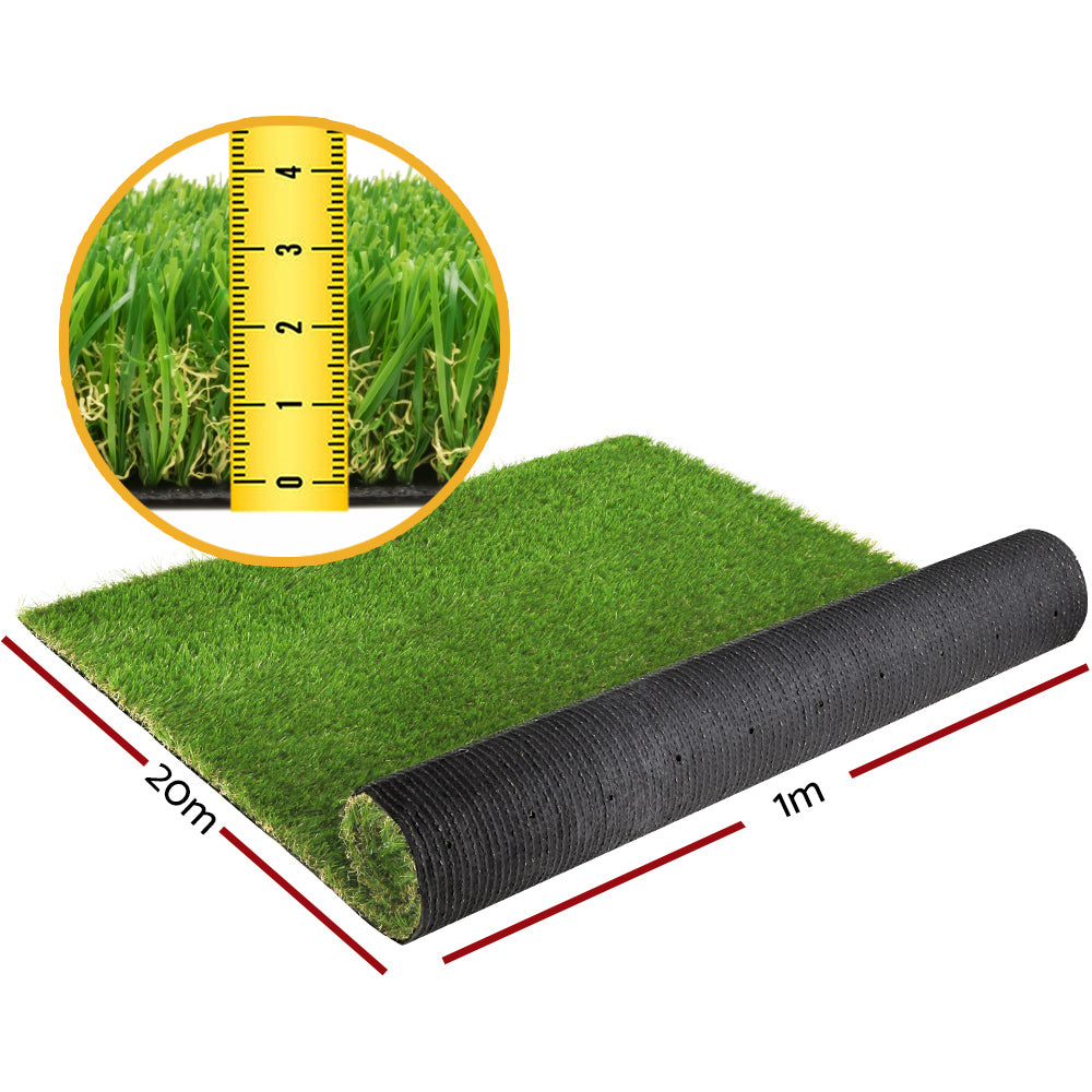 Artificial Grass 30mm 1mx20m - 4-coloured