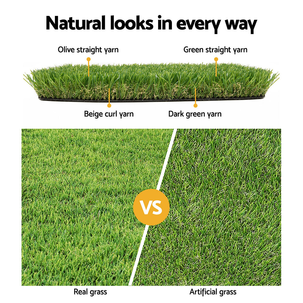 Artificial Grass 30mm 1mx20m - 4-coloured