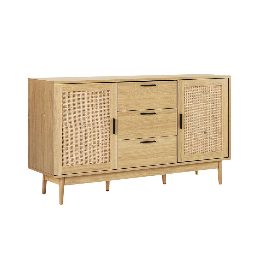 Buffet Rattan Sideboard - Oak