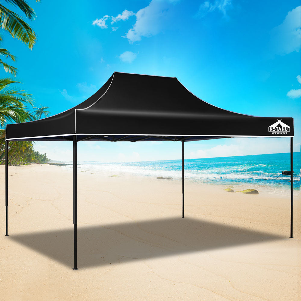 Gazebo Pop Up 3x4.5 -  Black