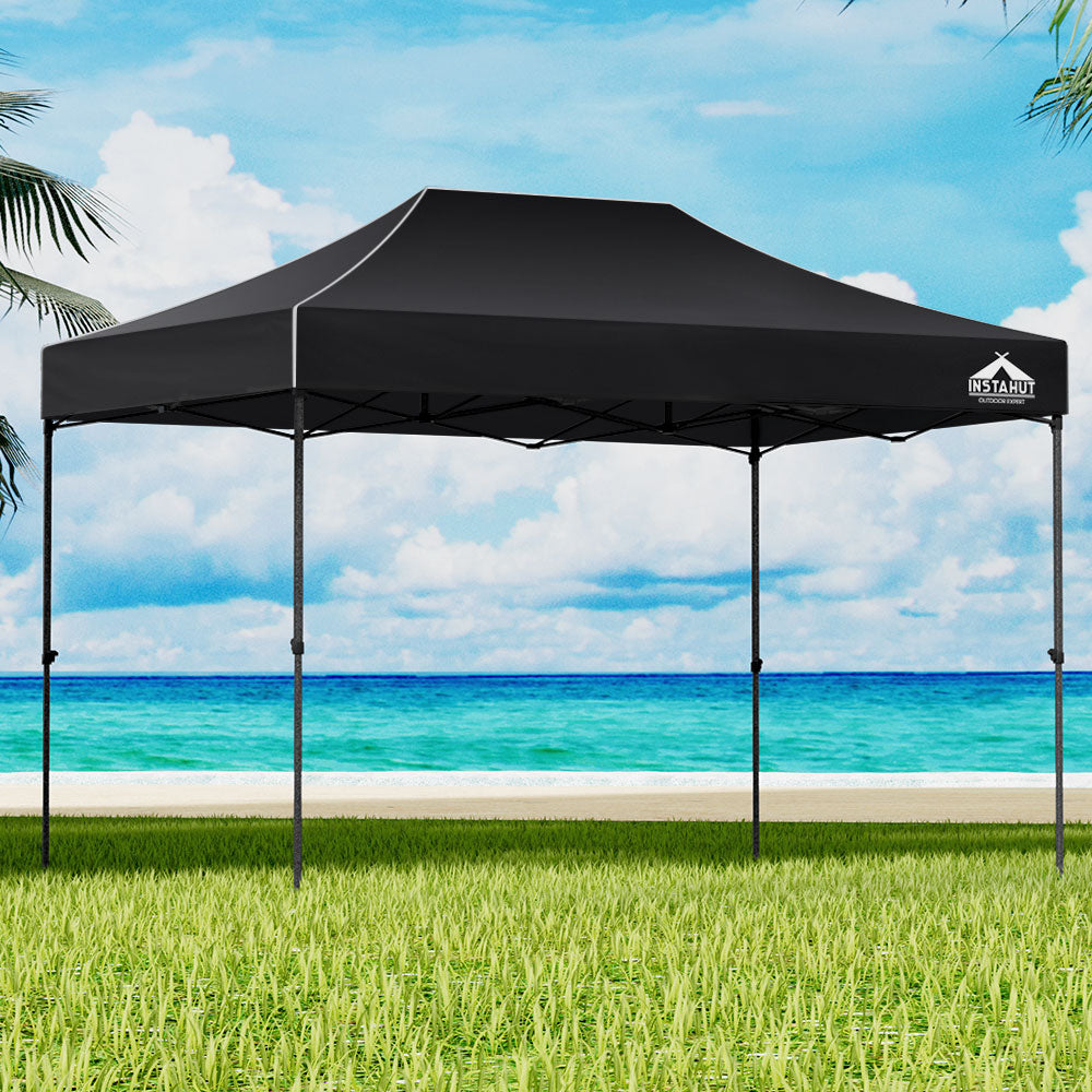 Gazebo Pop Up 3x4.5 -  Black