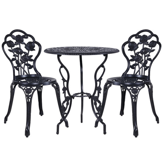 3PC Outdoor Setting  - 3PC  Black