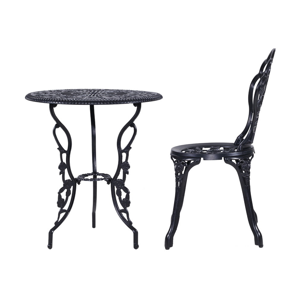 3PC Outdoor Setting  - 3PC  Black