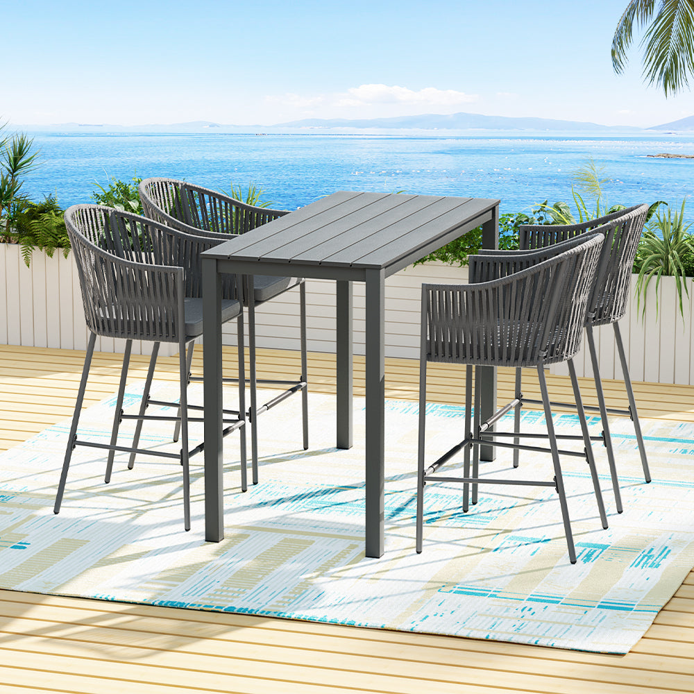 Outdoor Bar Set   5-Piece