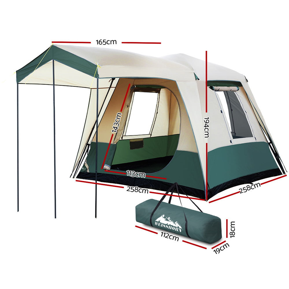 Instant Up Camping Tent 4 Person Pop up Tents Family Hiking Dome Camp