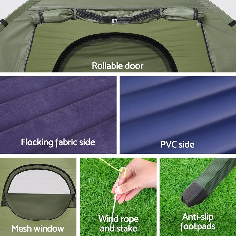 5-in-1 Camping Tent swag 1-person Air Mattress