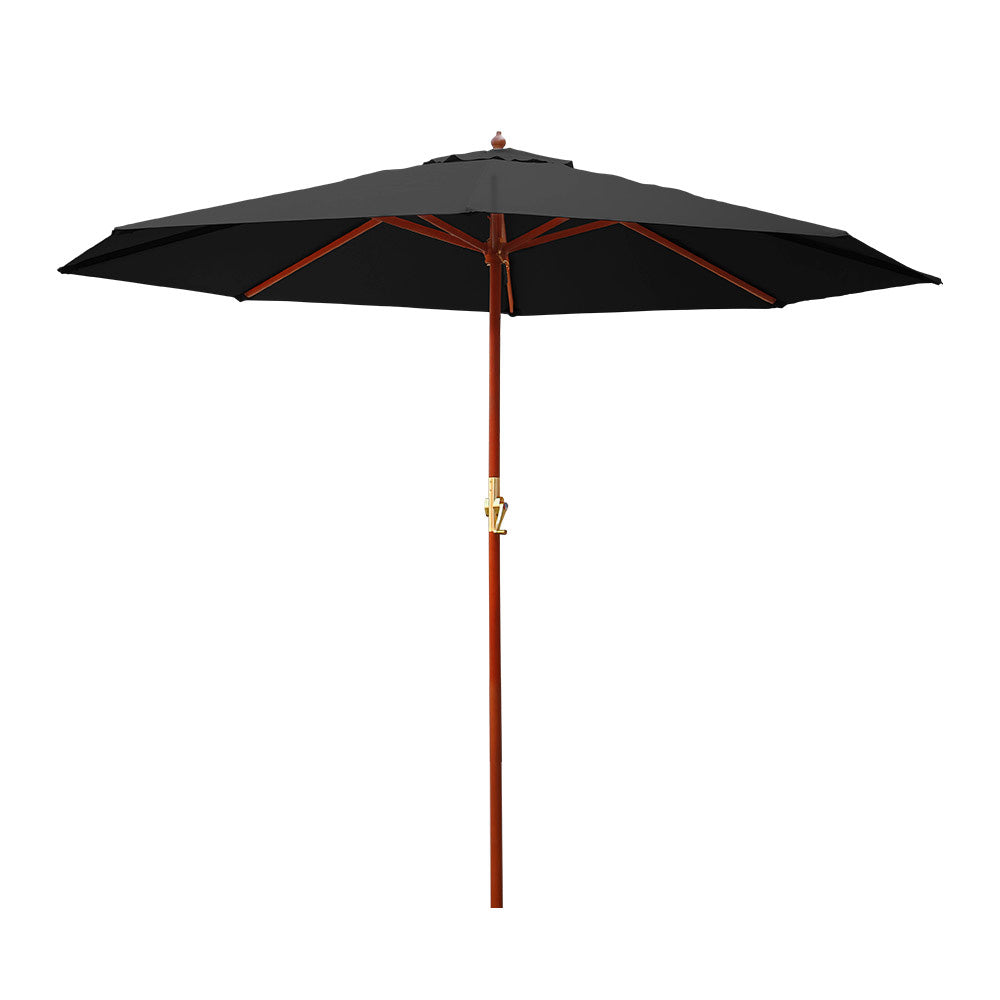 Outdoor Umbrella 3m - Black