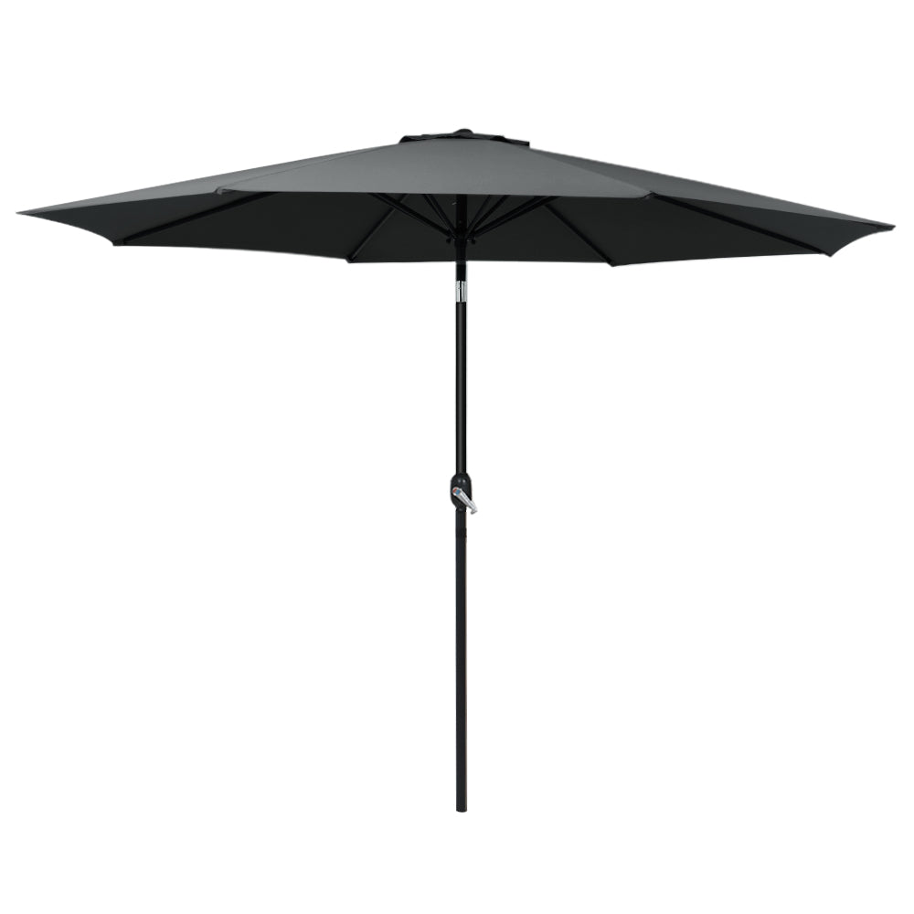 Outdoor Umbrella 3m Tilt - Black