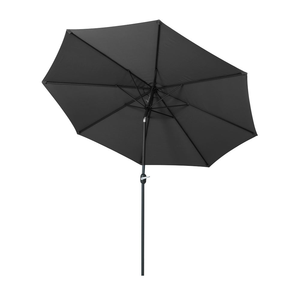 Outdoor Umbrella 3m Tilt - Black