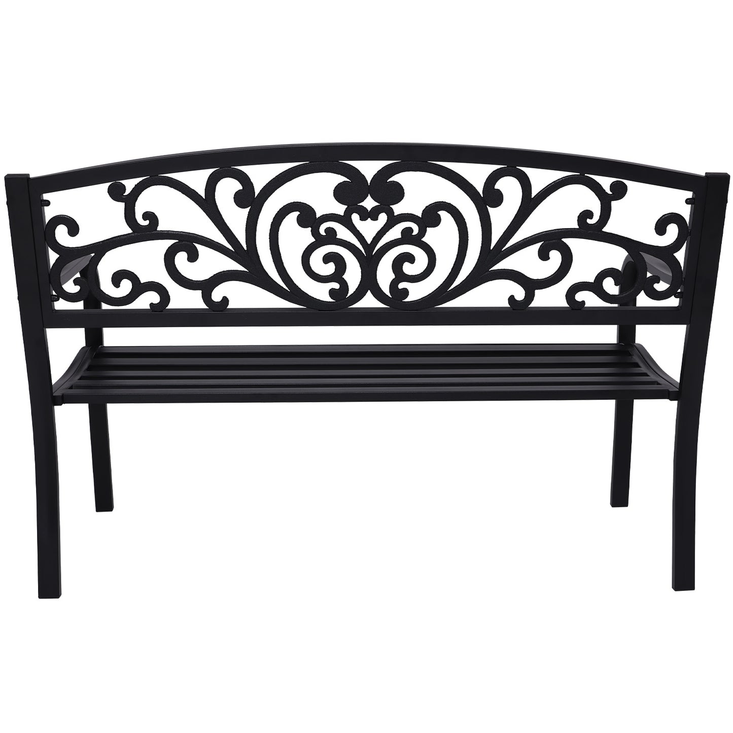 Outdoor Garden Bench - Floral