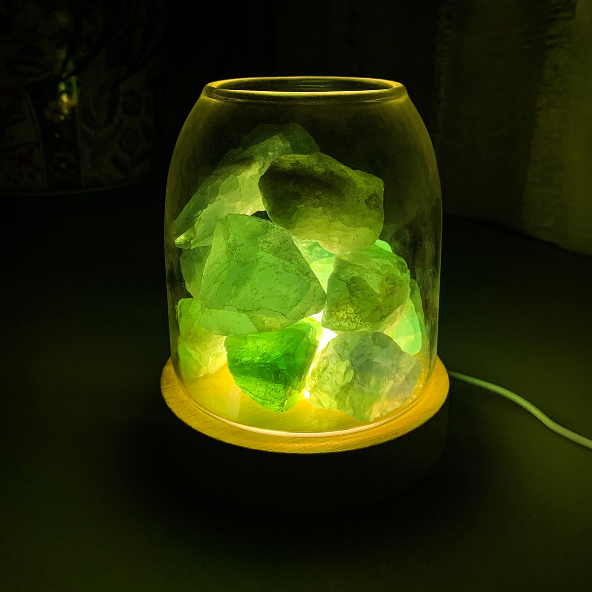 Crystal Diffuser - Green Calcite