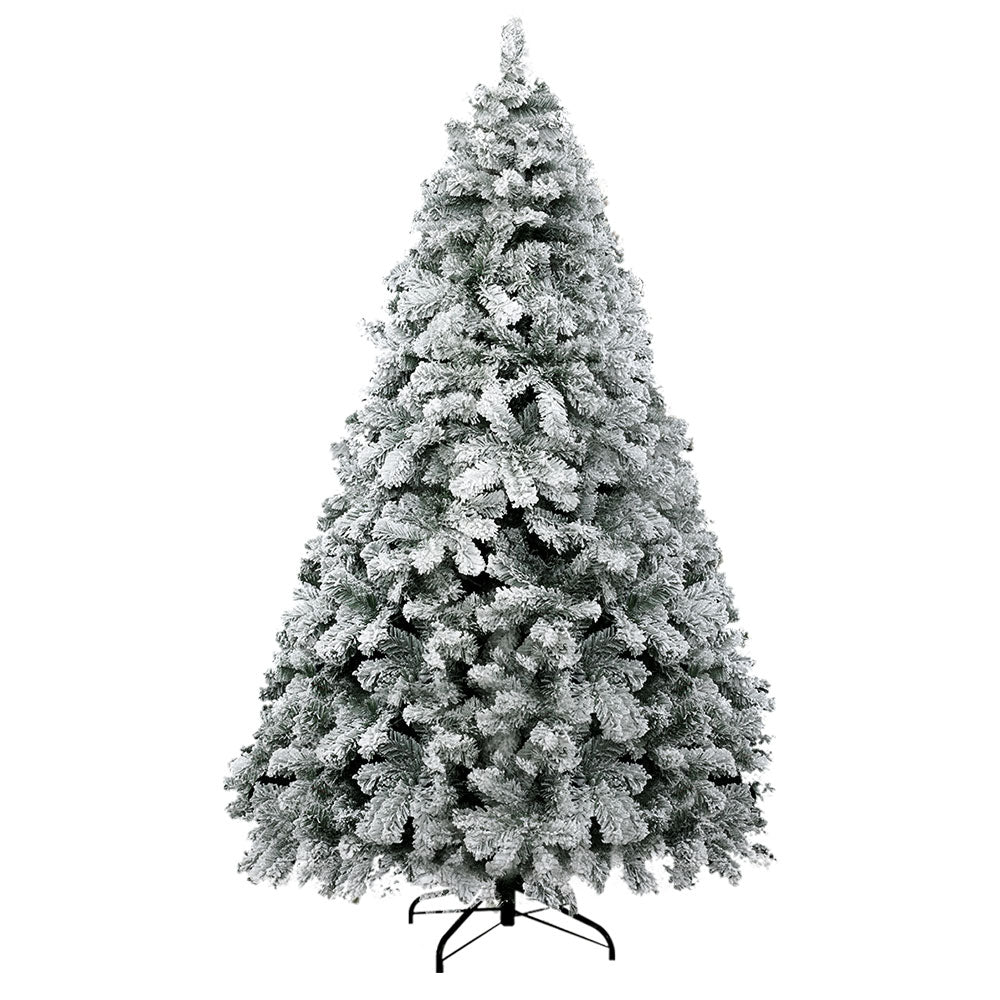 Christmas Tree 2.1m Snow Flocked Xmas Tree 780 Tips